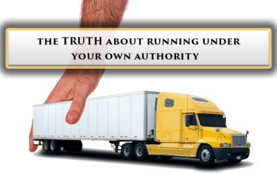 The Truth About Running Under Your Own Authority