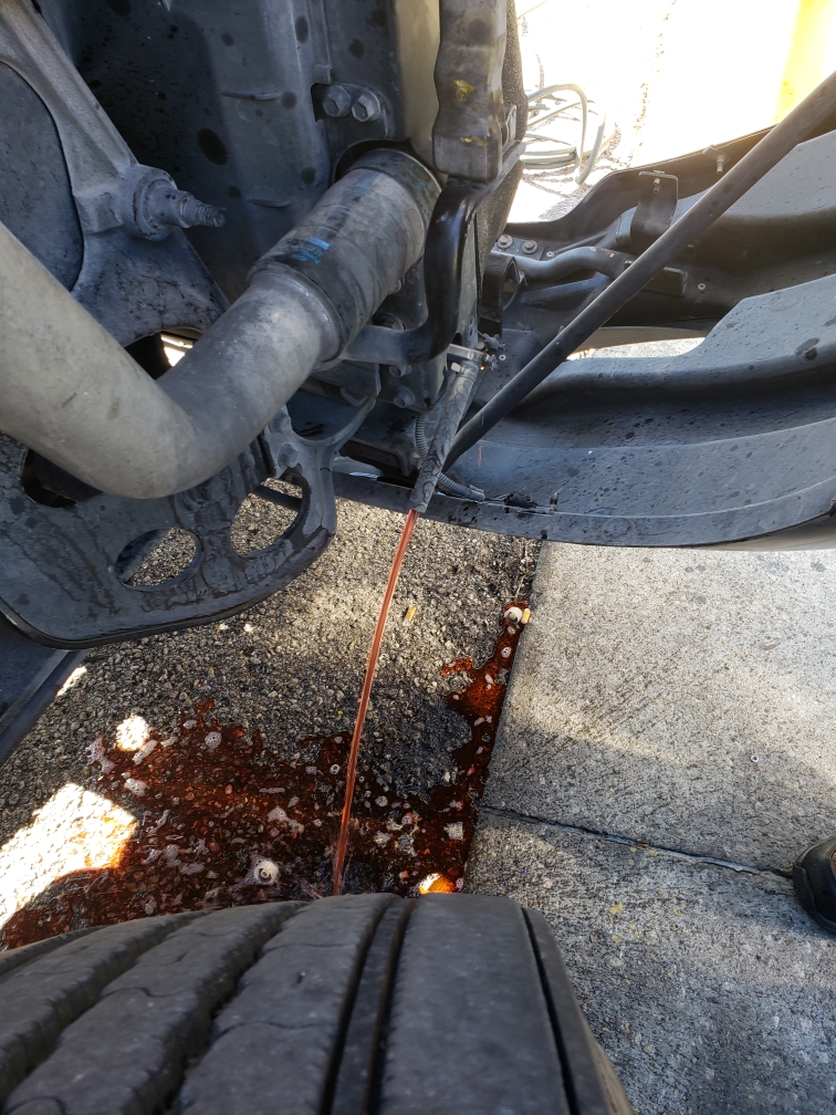 car leaking coolant